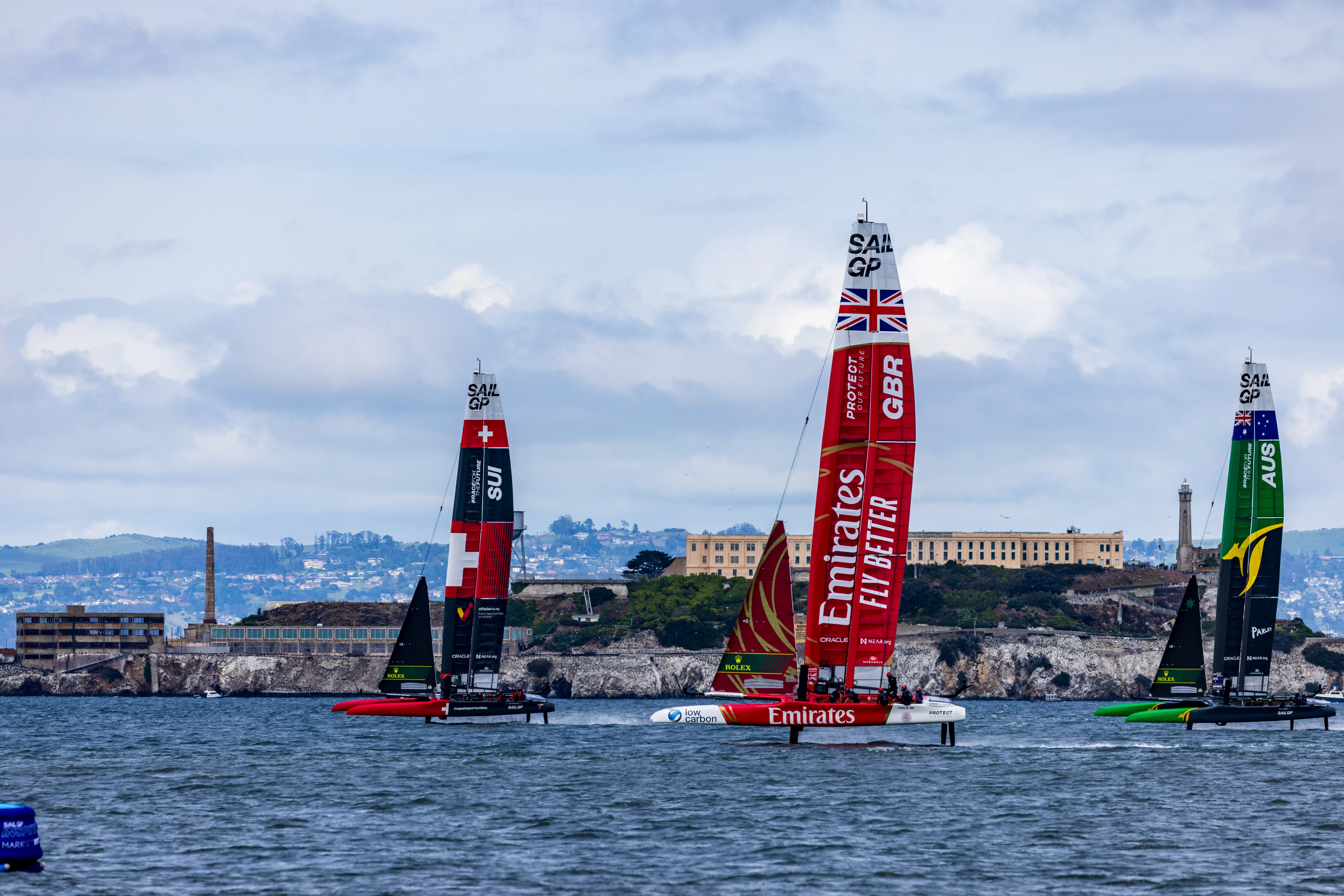 SailGP SF Grand Final 2023. Used on a post about graph algorithms.